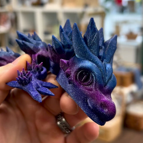 Kristalliner Flexi-Drache in versch. Farben | 100% Flexibel, 100% Made in Vienna