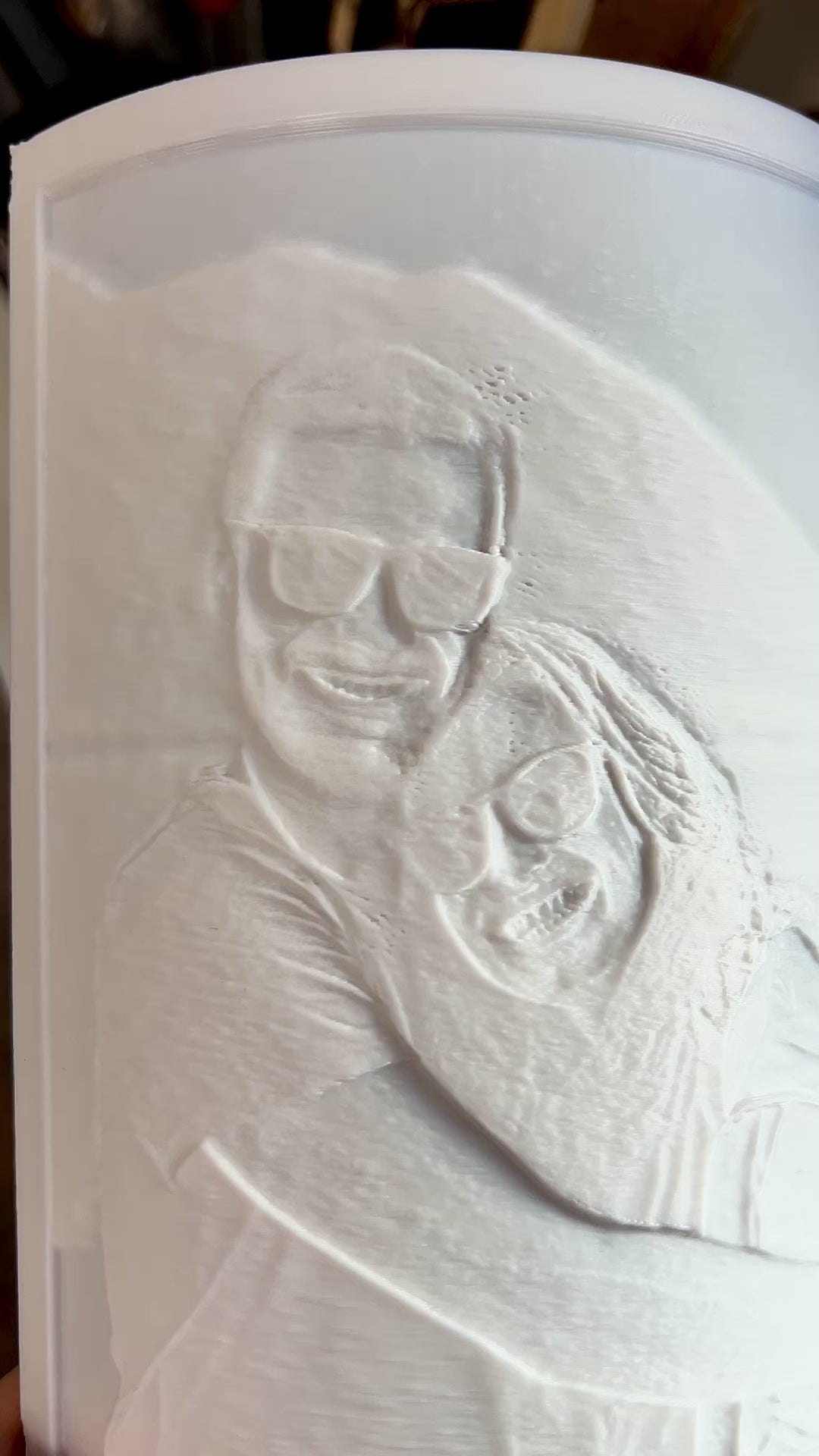 Lithopan mit Wunschfoto | 3D-gedrucktes Lichtbild aus Wien
