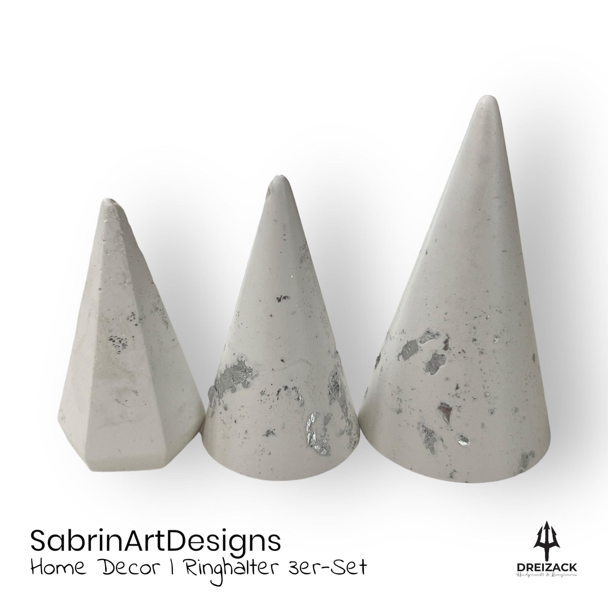 Ringhalter im 3er Set – Eleganz und Funktionalität Hand in Hand Home Decor SabrinArtDesign oesterreich handgemachte geschenke in wien