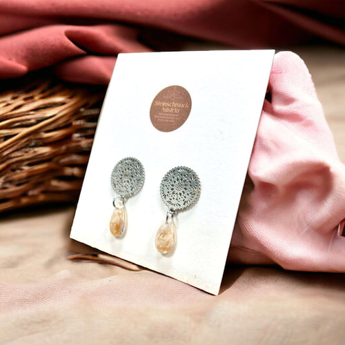 Handgemachte Steinschmuck Ohrringe