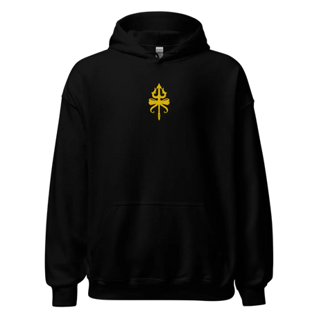 Dreizack Local Dreamer Club Hoodie – Unisex Kapuzenpullover, weich & nachhaltig, gestickter Dreizack und Dreamer-Club-Schriftzug