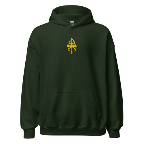 Dreizack Local Dreamer Club Hoodie – Unisex Kapuzenpullover, weich & nachhaltig, gestickter Dreizack und Dreamer-Club-Schriftzug