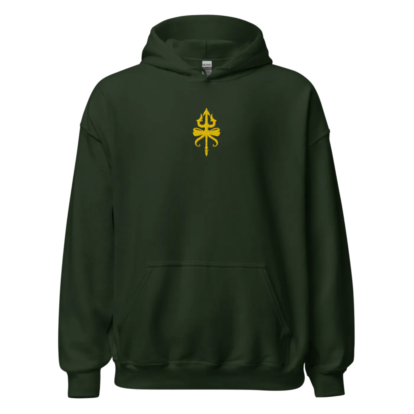 Dreizack Local Dreamer Club Hoodie – Unisex Kapuzenpullover, weich & nachhaltig, gestickter Dreizack und Dreamer-Club-Schriftzug