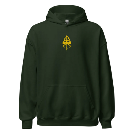 Dreizack Local Dreamer Club Hoodie – Unisex Kapuzenpullover, weich & nachhaltig, gestickter Dreizack und Dreamer-Club-Schriftzug