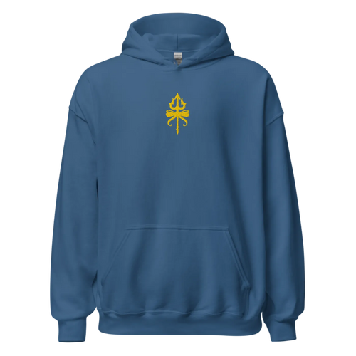 Dreizack Local Dreamer Club Hoodie – Unisex Kapuzenpullover, weich & nachhaltig, gestickter Dreizack und Dreamer-Club-Schriftzug