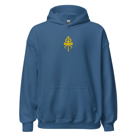 Dreizack Local Dreamer Club Hoodie – Unisex Kapuzenpullover, weich & nachhaltig, gestickter Dreizack und Dreamer-Club-Schriftzug
